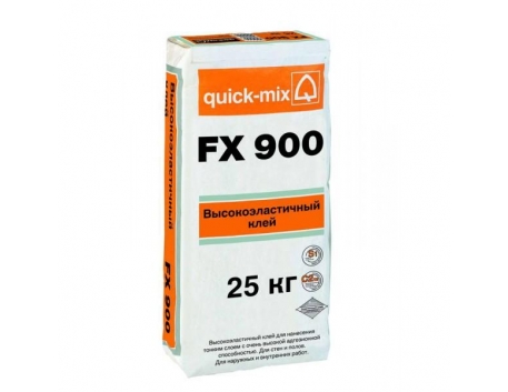 Высокоэластичный клей FX 900 Quick-Mix для плитки - 1
